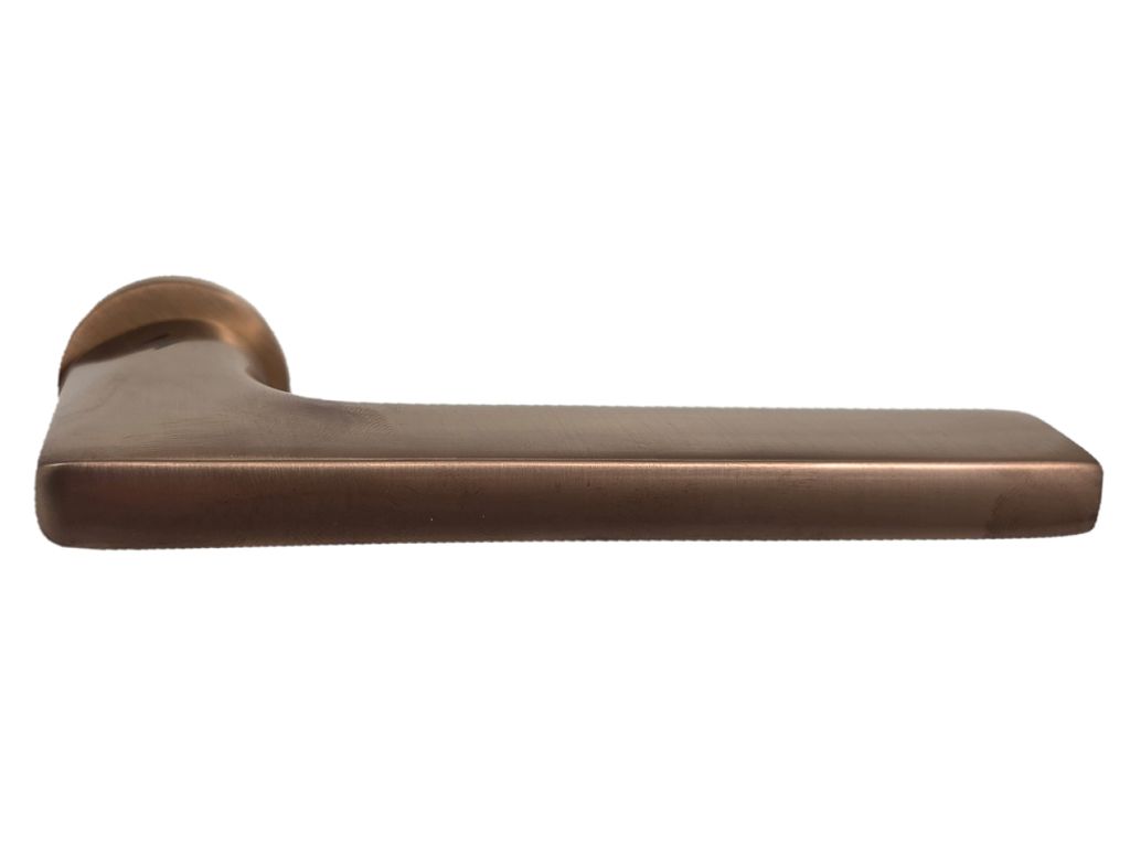 Maniglia Gira Minimal Zero con Rosetta Tonda senza Bocchetta VM-Vintage Mat  Colombo Design - immagine 1